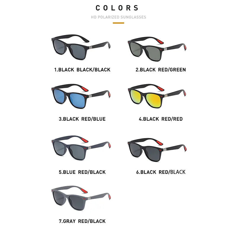 Night Vision Polarized Driving Glasses for Men – Day & Night UV Protection Sports Sunglasses with PC Frame - Golree Collective