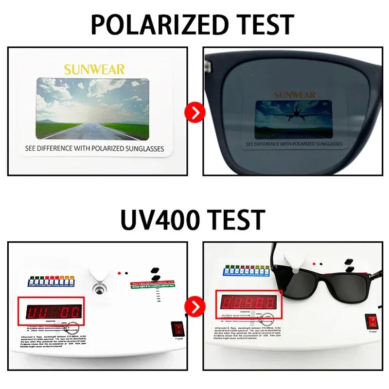 Night Vision Polarized Driving Glasses for Men – Day & Night UV Protection Sports Sunglasses with PC Frame - Golree Collective