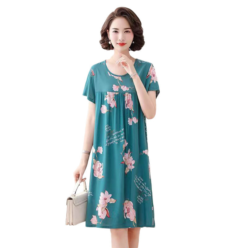 Women's printed nightgown