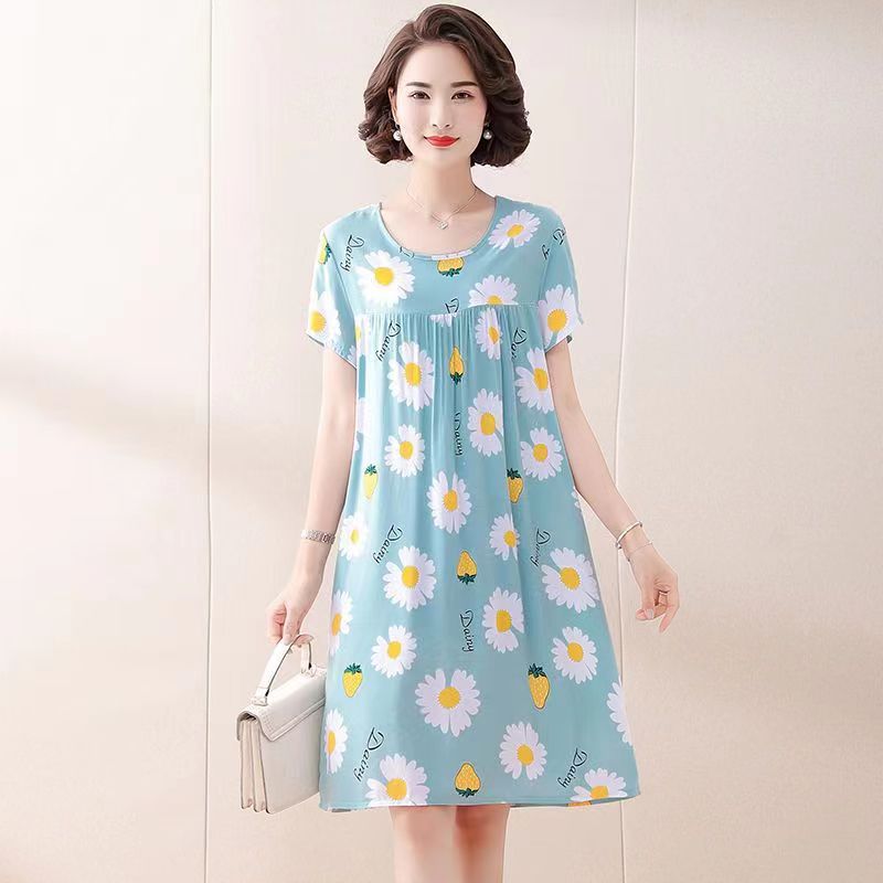 Women's printed nightgown