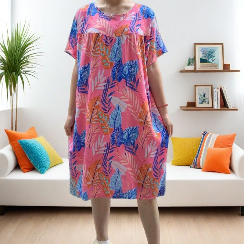 Women's printed nightgown