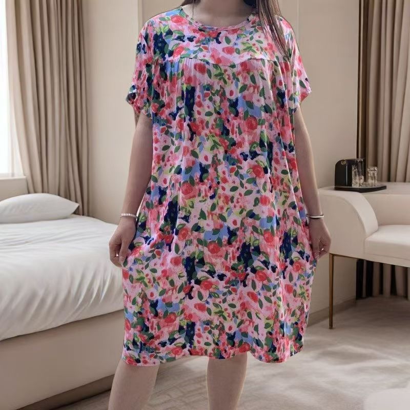 Women's printed nightgown