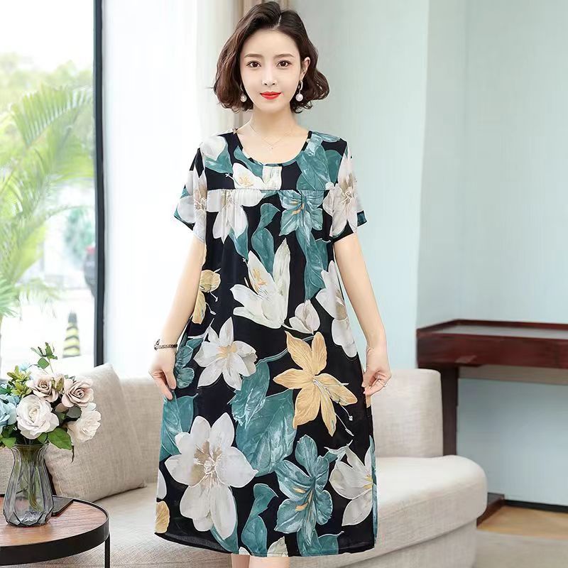 Women's printed nightgown