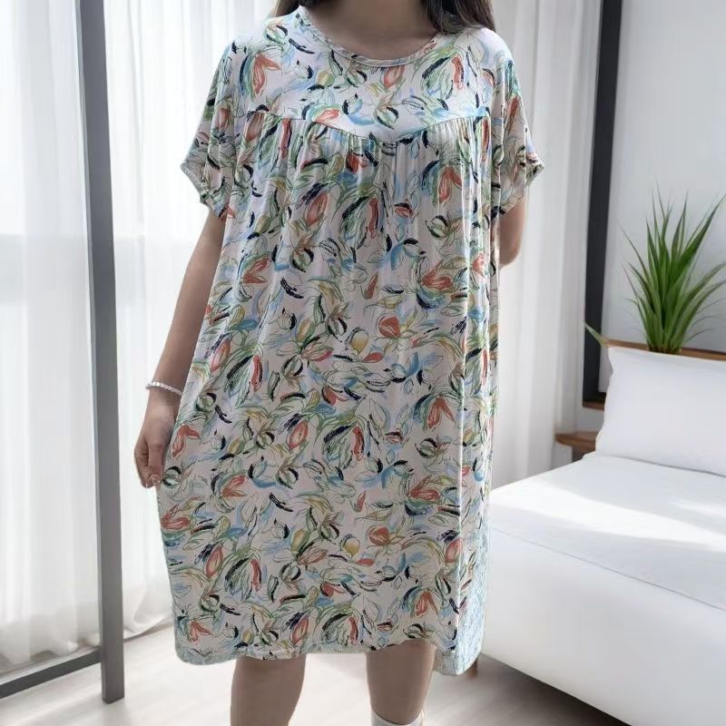 Women's printed nightgown